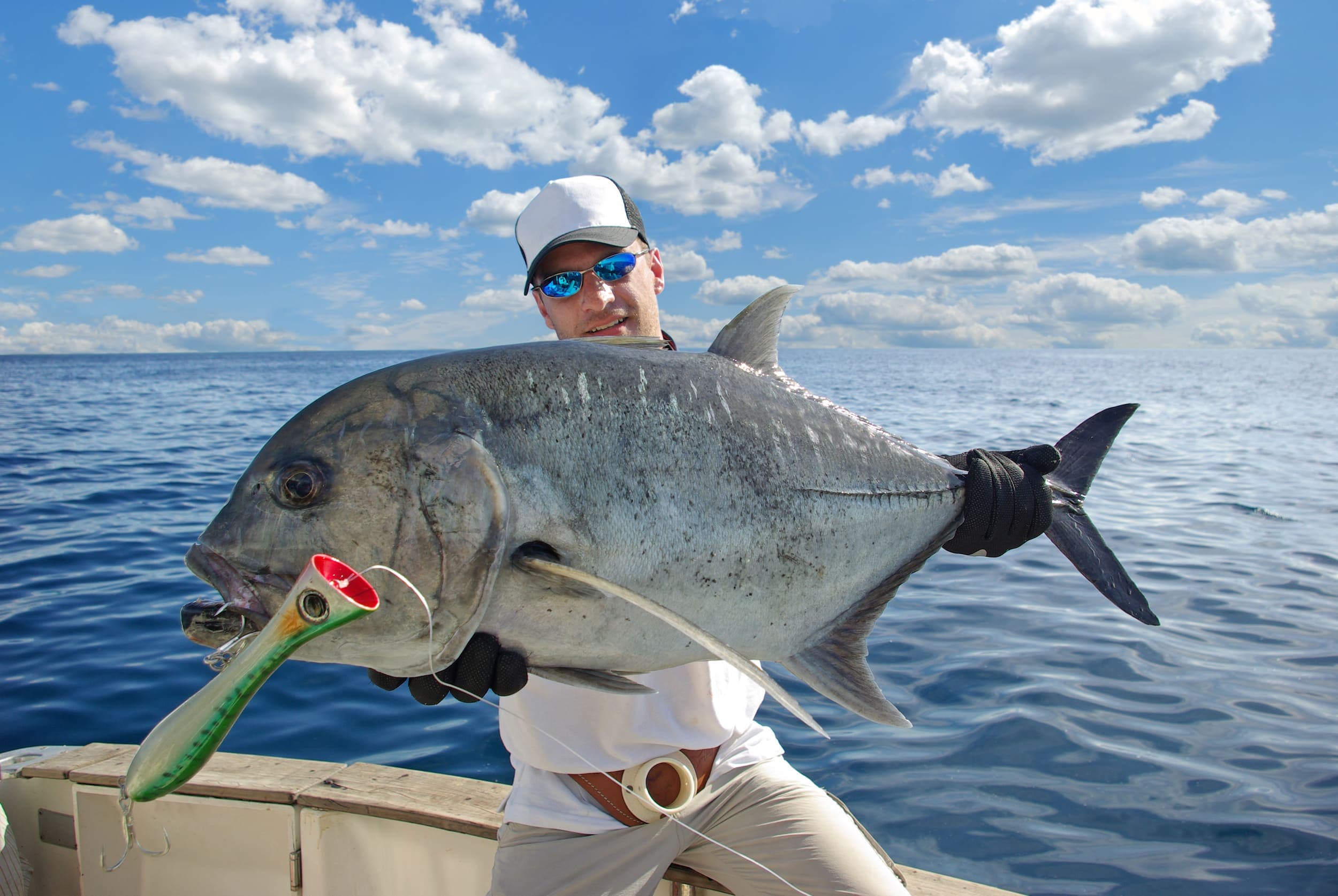 man holding a huge fish