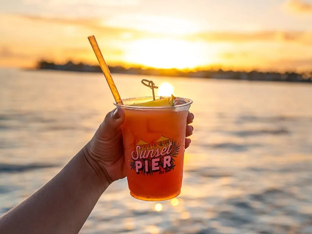 An eco friendly straw in a cocktail