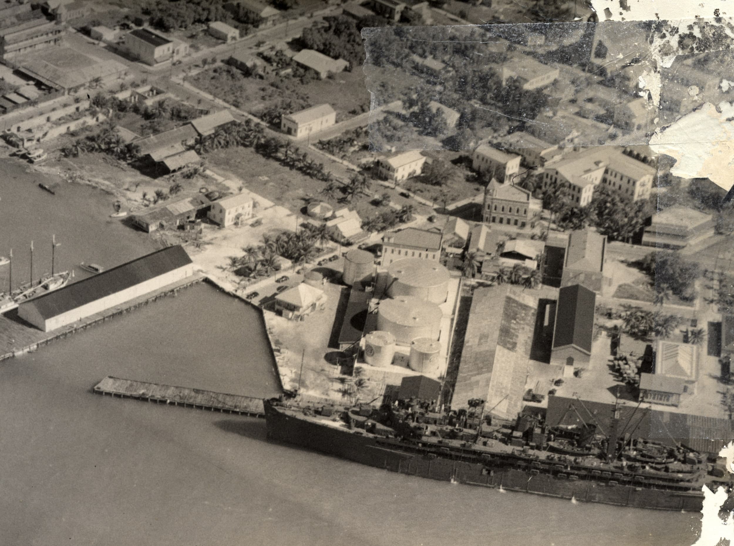 The north end of Duval Street C 1950. From the Louise White Collection.
