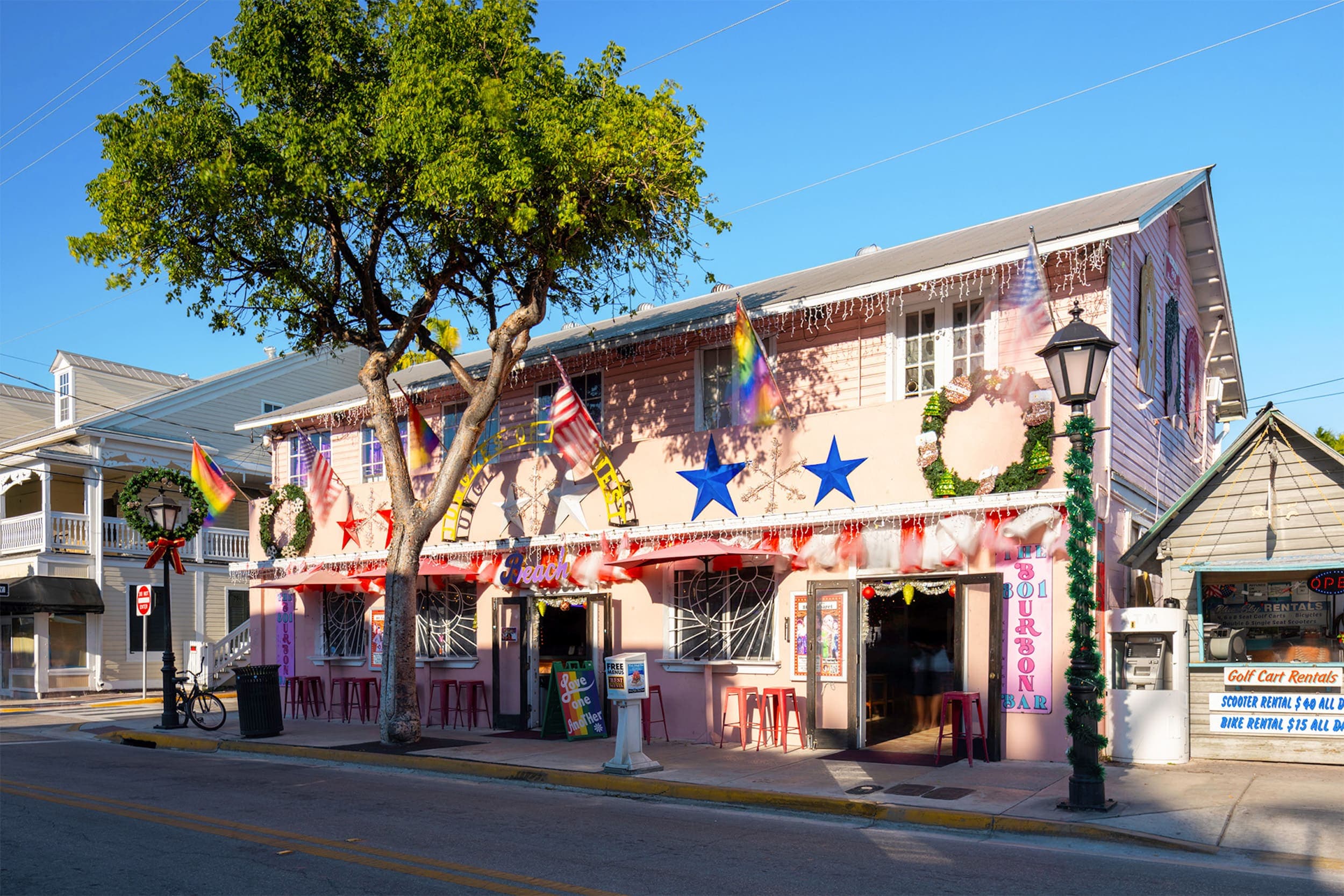 A store on the strip in Key West