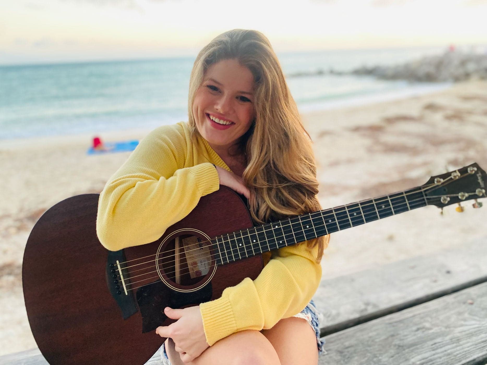 Meghan Barter headshot on the beach