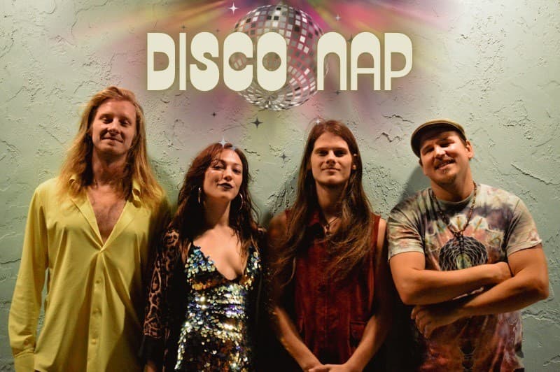 Disco Nap band promo portrait, live music at Sunset Pier, Ocean Key Resort in Key West, Florida