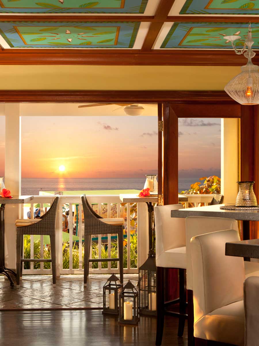 Lounge and sunset at Ocean Key Resort