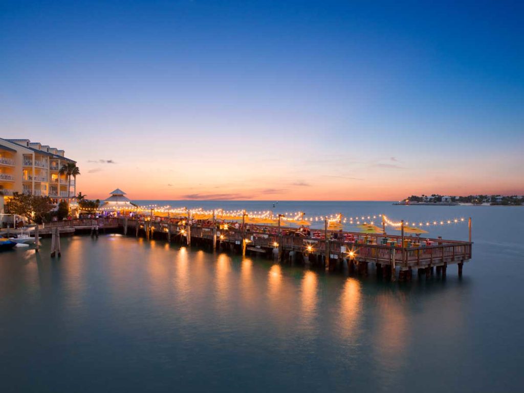 Sunset Pier in Key West, FL