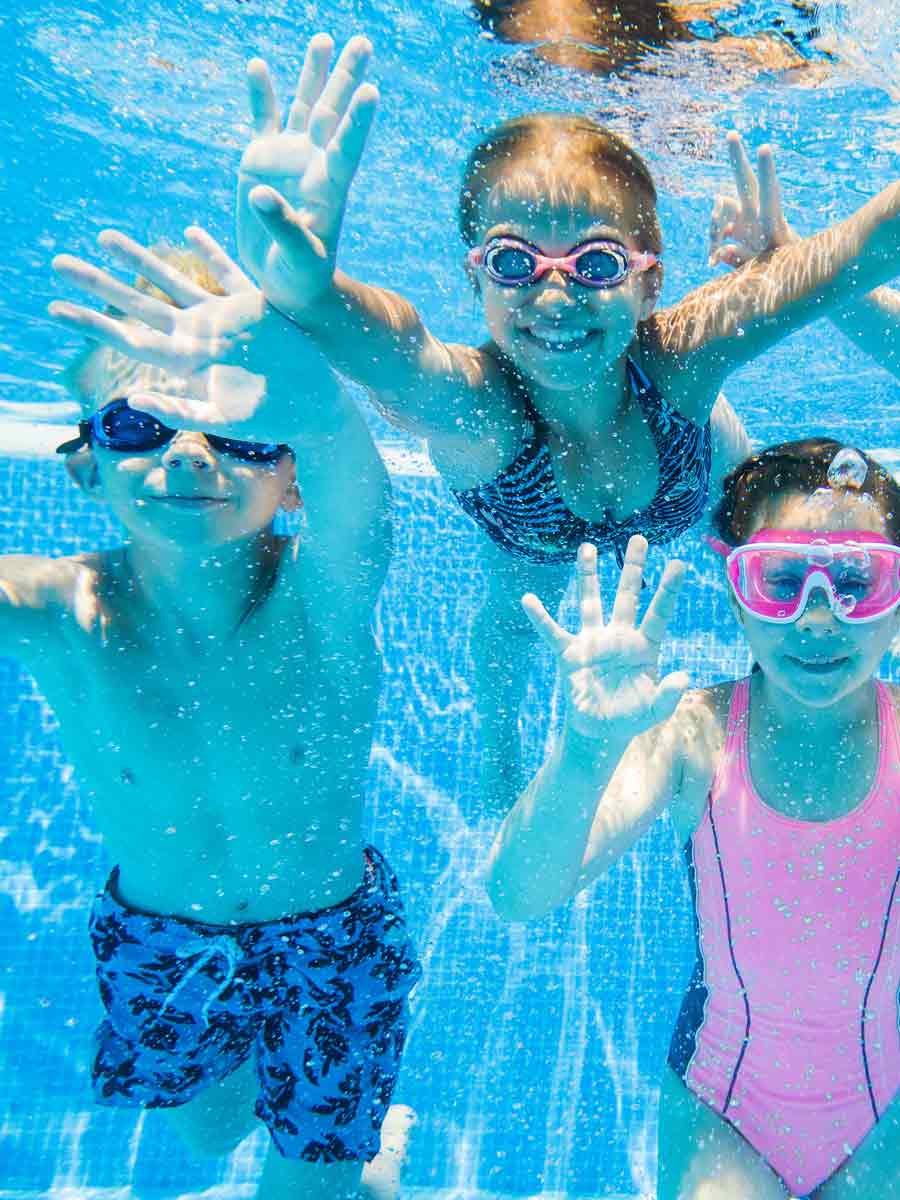 Kids at pool at Ocean Key Resort