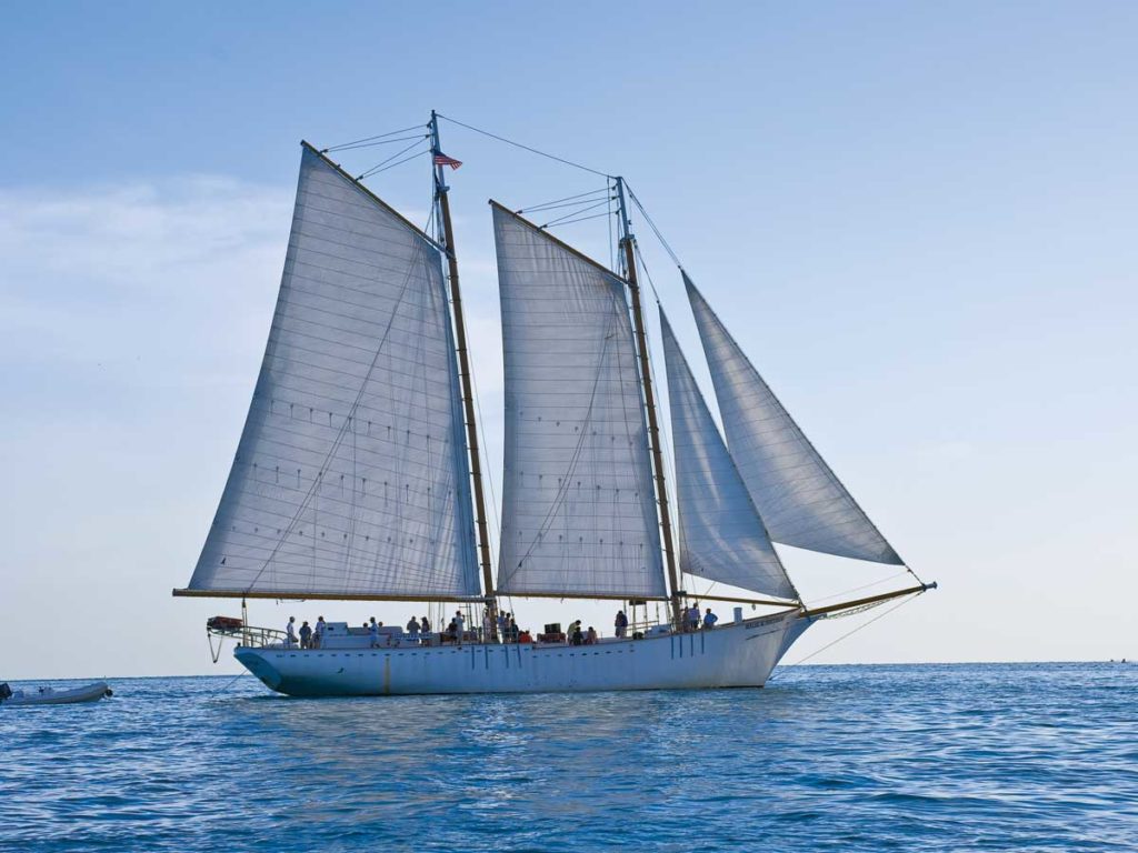 Sailboat in Florida Keys