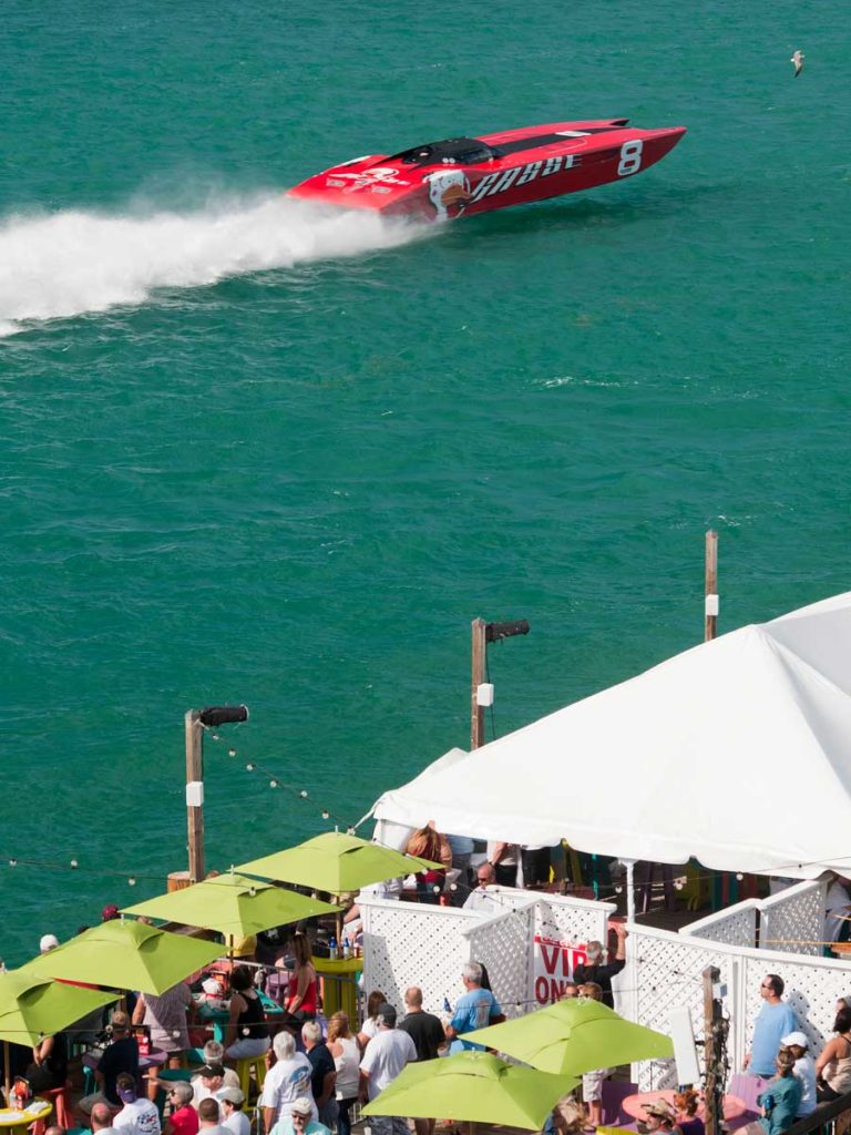 speedboat race in Key West, FL