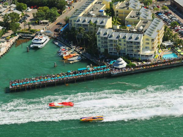 superboat race in Key West, FL