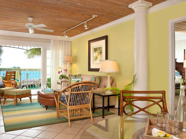 Spacious suite at Ocean Key.