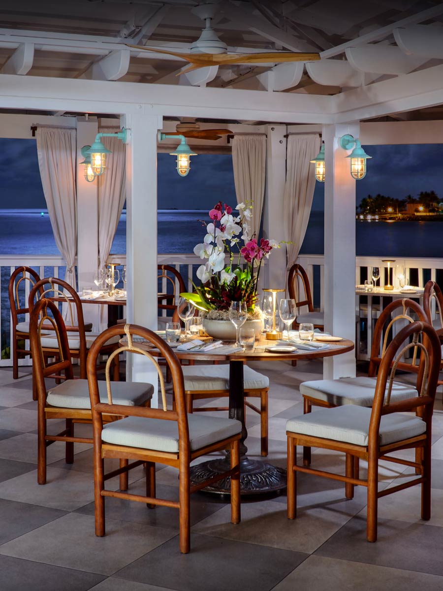 Hot Tin Roof Balcony In The Evening.